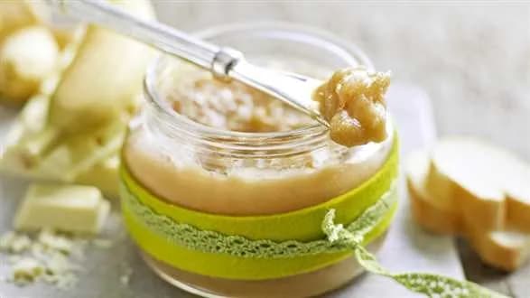 Dżem z bananów z białą czekoladą