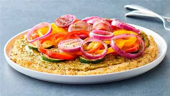 Pizza na spodzie z kalafiora