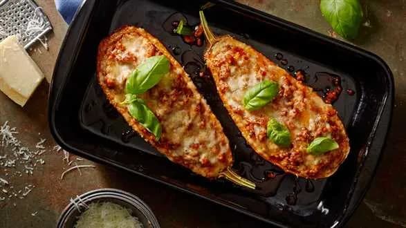 Faszerowany bakłażan po włosku