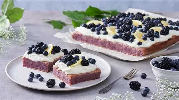 Ciasto jeżynowe bez laktozy