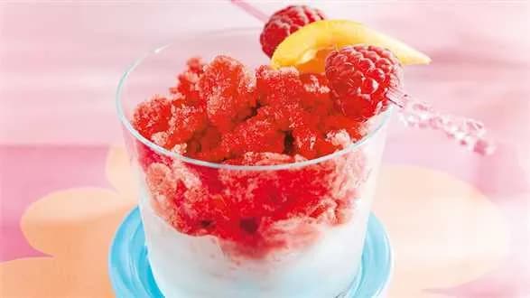 Sorbet malinowo-brzoskwiniowy
